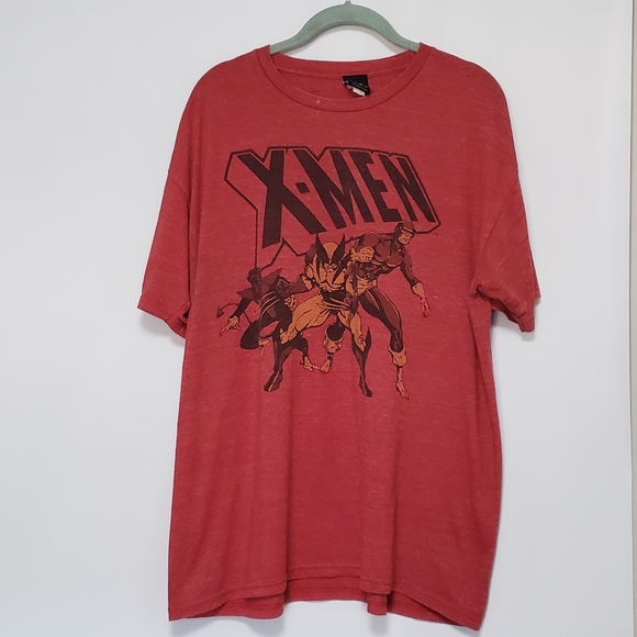 Marvel X-Men red t-shirt 2012 Wolverine Mad Engine XL soft comic book superhero - Picture 1 of 5